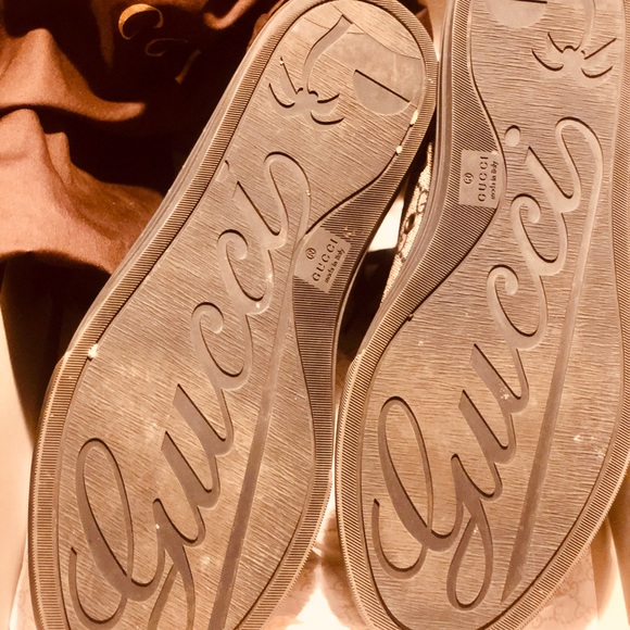 *SOLD*GUCCI California Monogram  High Top Sneakers - Picture 4 of 8